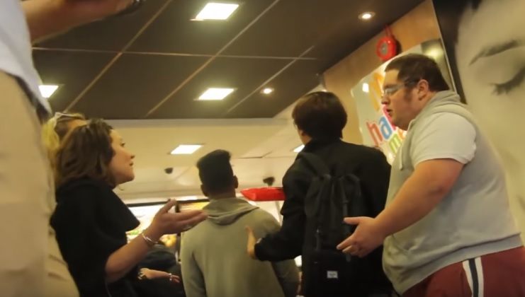 Two girls bullied and shouted a fat guy at McDonald's. They received the karma treatment that so deserved them!