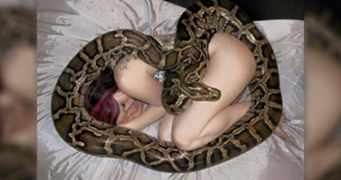 This woman slept with her snake every night...but then veterinarians discovered her the horrifying truth