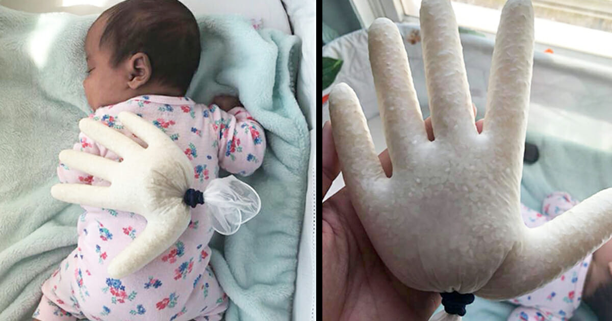 A tired mother invented a genius trick to get her crying baby to sleep - now the whole internet is talking about it