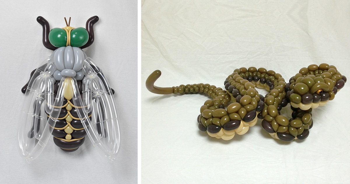 This Japanese artist creates animal-shaped balloons that must be seen to be believed