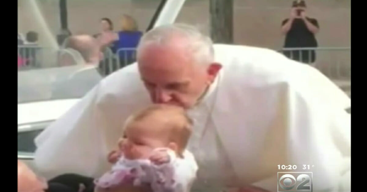 The pope kissed a baby on the forehead - two months later his parents discovered the unbelievable consequences