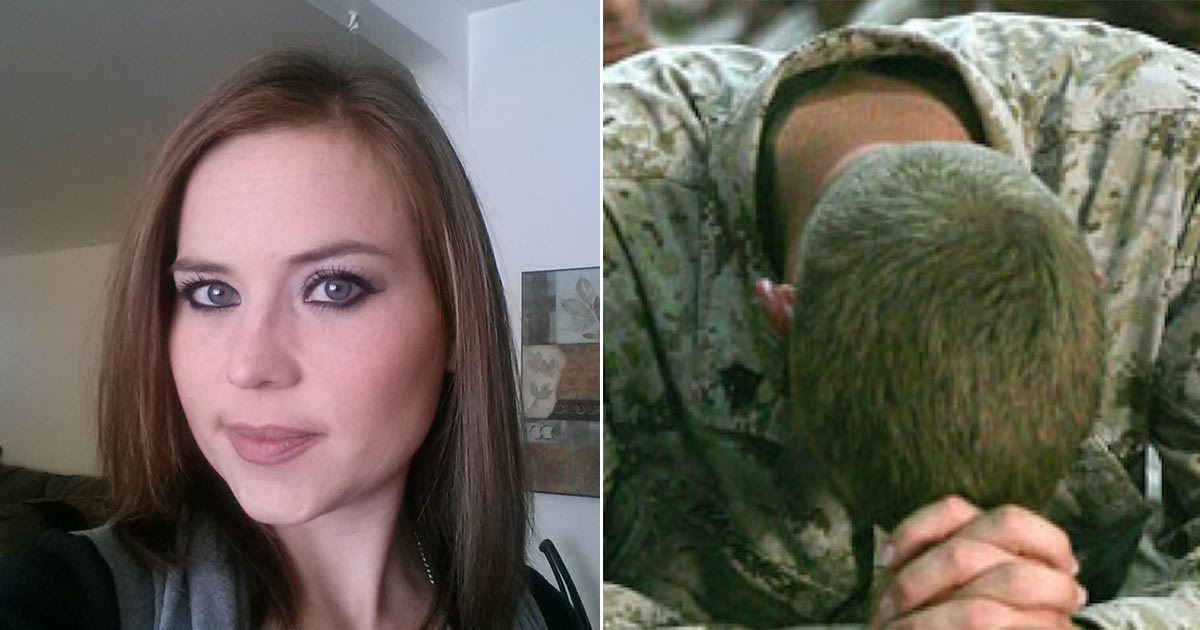 A woman found her husband, a disabled combat veteran, crying outside their home. She then understood what the neighbor did