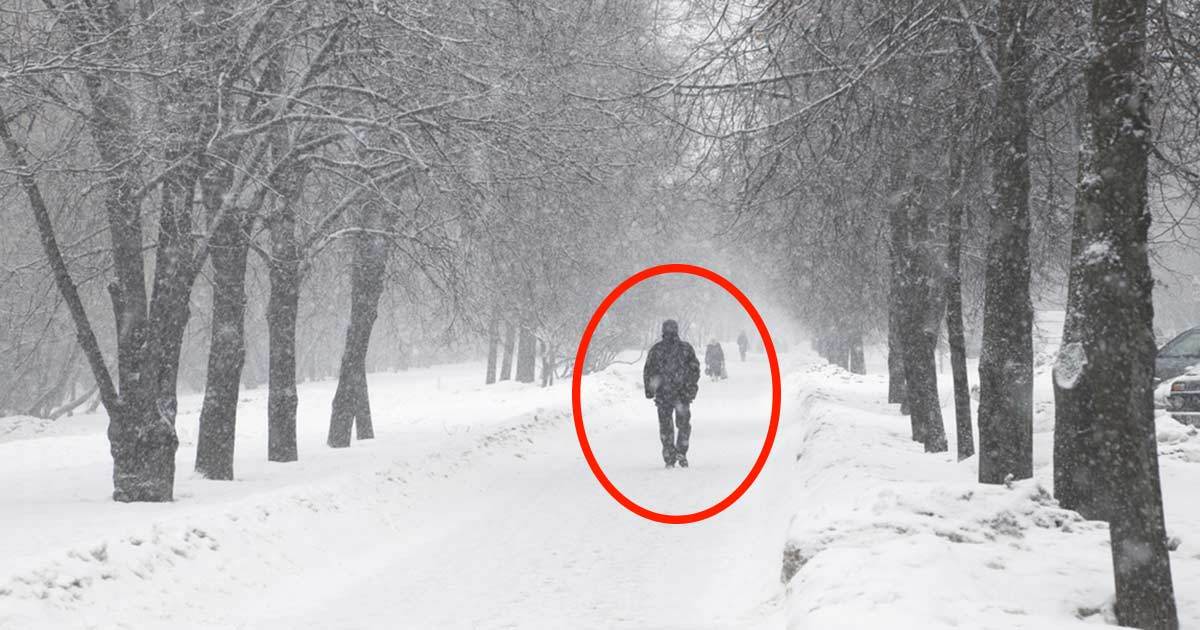 An 18-year-old guy walked 10 miles in a blizzard, but a meet in the middle of the road changed his life