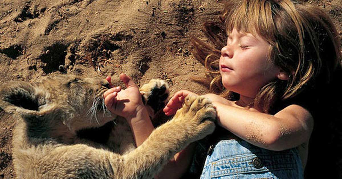 She grew up in the wild when only animals were her friends. These pictures are just insane!
