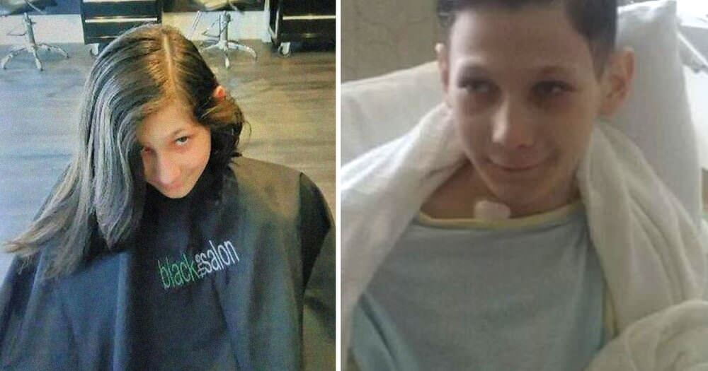 A boy with a cough donated his hair to children with cancer - but then the doctors discovered the terrible truth