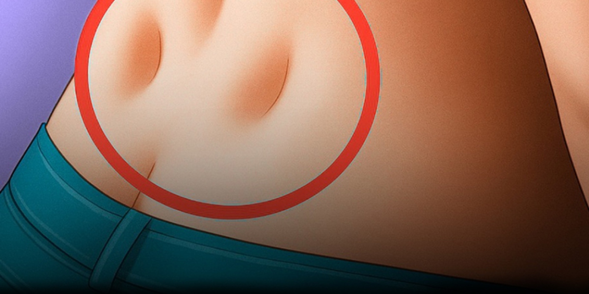 If you have these two 'dimples' on your lower back, here's what it means..