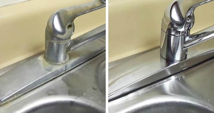 This simple trick for cleaning your sink will change your life forever!