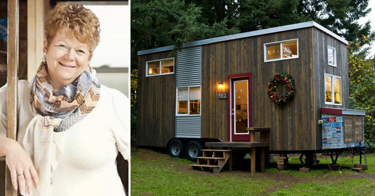 A poor single mother built herself a 19-square-meter house - one look inside, and you'll want to live there today!