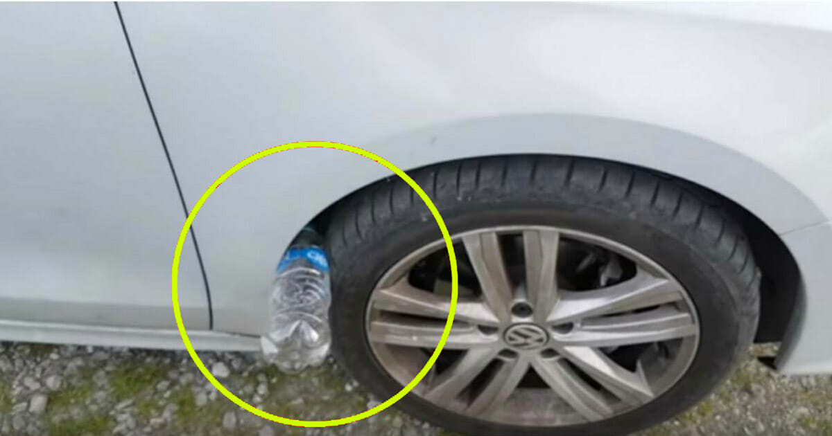 Warning about a new trick: If you see a plastic bottle on your vehicle tire, you may be in danger