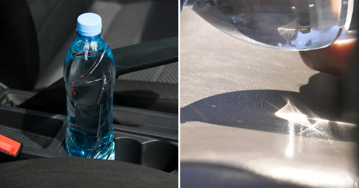 Firefighters warn: Never leave a bottle of water in the car or you will find yourself in mortal danger