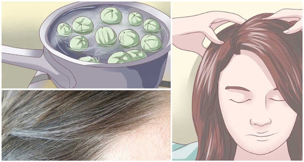 Bye bye white hair! Leave this on the hair for 5 minutes and get rid of gray hairs forever!