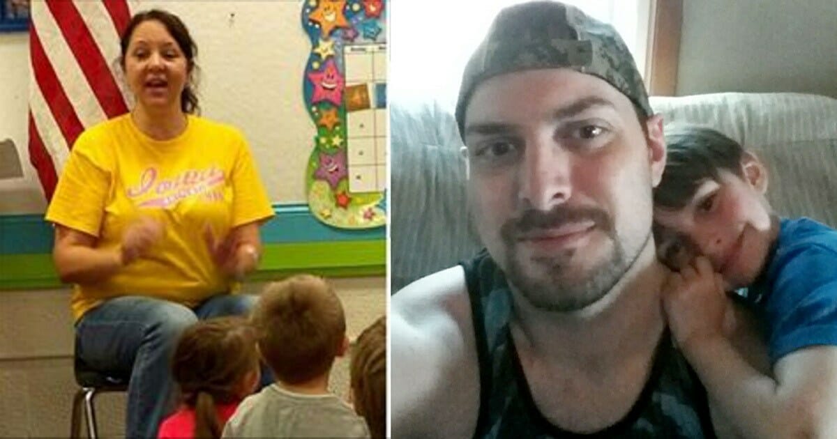 A 4 year-old child revealed his father's big secret in kindergarten, so the teacher ran to the phone and demanded answers
