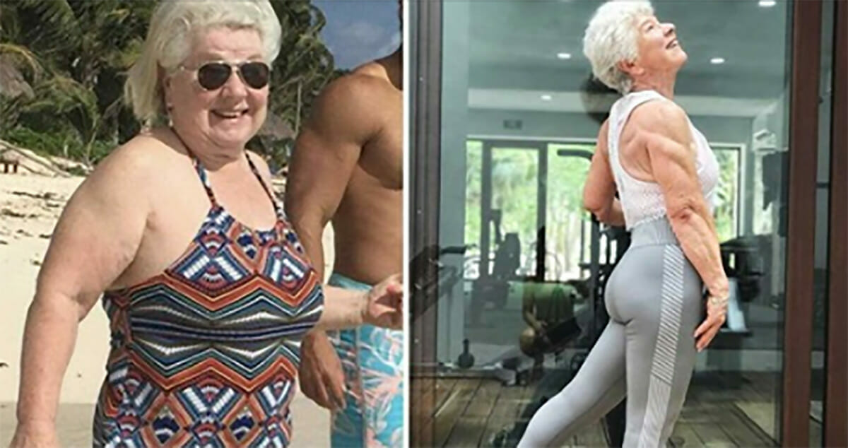 73-year-old grandmother undergone an amazing makeover, gaining hundreds of thousands of followers from over the world