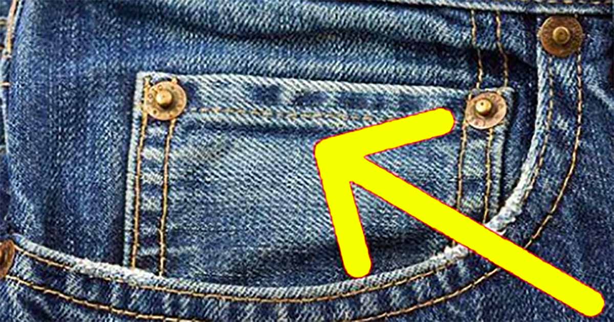 This is why all jeans have a small pocket inside the front pocket - the truth behind it will surprise you greatly