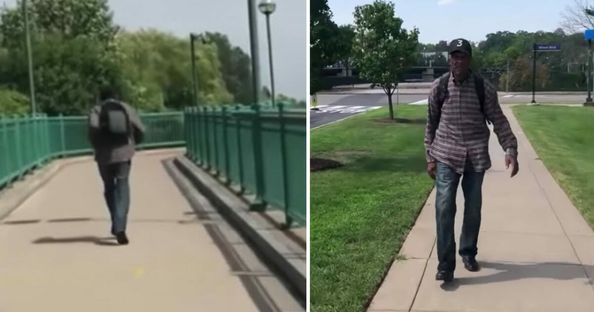 A 99-year-old man walks 10 km every day - when the reason is revealed the heart just breaks