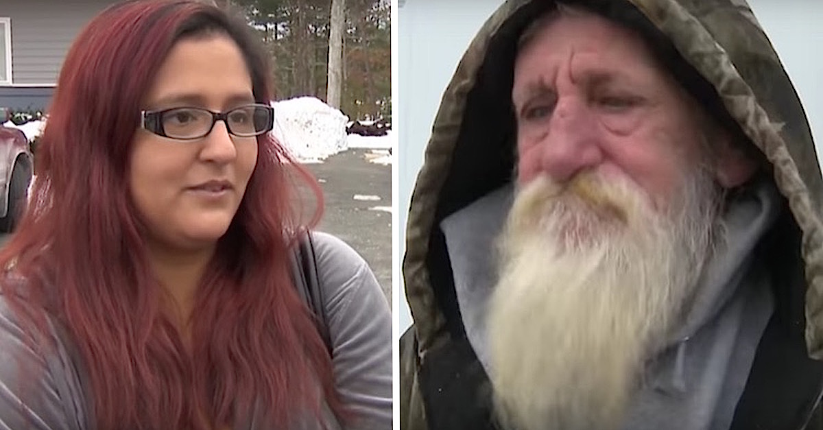 A single mom with financial problems bought a winning lottery ticket, and then told a sad homeless man to get in the car