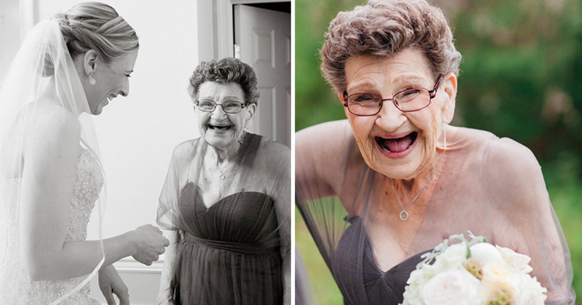 89-year-old grandmother was asked to be a bridesmaid at a wedding. When I found out why, my heart just melted to the floor