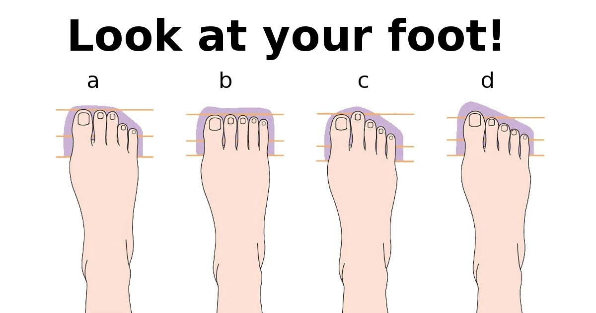 This is what the shape of your foot reveals about your personality