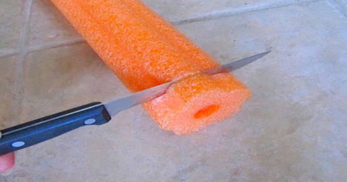 Mom cut a pool noodle and solved a common problem that everyone knows - her ideas are simply genius!