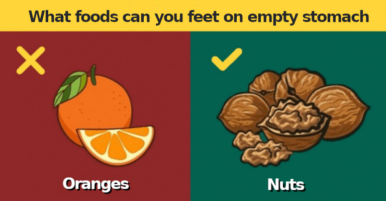 14 foods that are allowed and not allowed to be eaten on an empty stomach