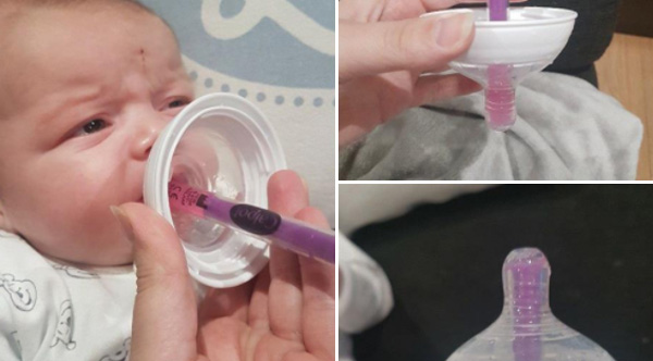 A mother couldn't get her baby to take medicine. So she thought of a genius trick that went viral all over the world!