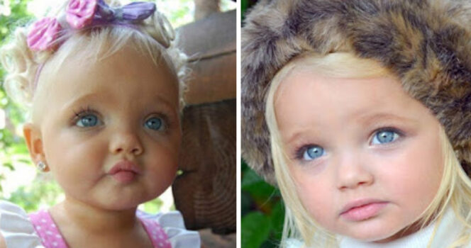 She was called a 'real doll' at just two years old. See what she looks like today