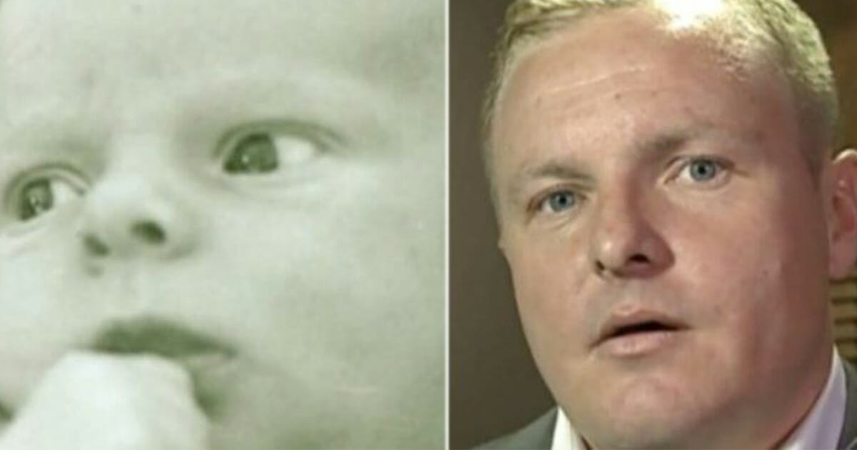 Man browsing the internet froze when he saw his own baby photo on an old missing children list