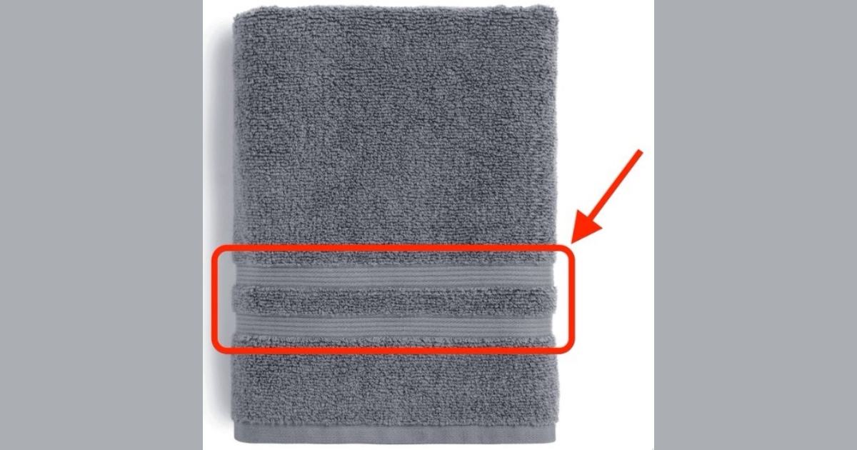 You know those mysterious stripes on towels? Well, here's the real reason they are there! You know those mysterious stripes on towels? Well, here's the real reason they are there!