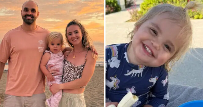 Parents thought their daughter’s thick eyebrows were simply a family trait - then came the diagnosis that broke their hearts
